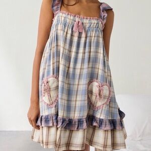 Urban outfitters hearts desire babydoll dress size XL